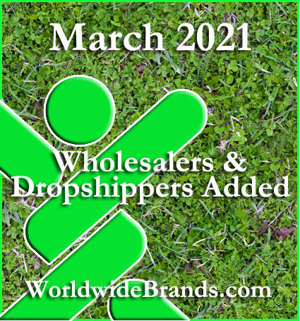 march 2021 wholesalers and dropshippers added worldwidebrands.com image of grass with linkin icon