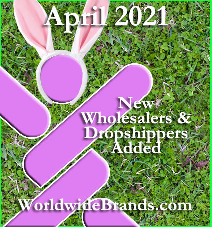 april 2021 new wholesalers and dropshippers added at worldwiderbrands.com