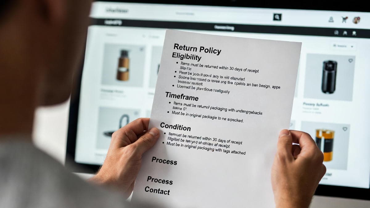 Ecommerce Return Policy