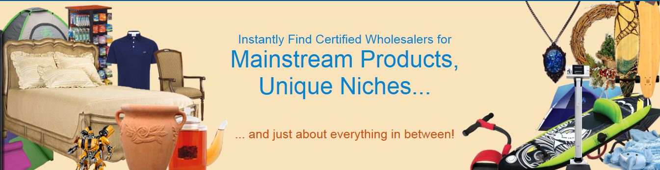 instantly find wholesalers and dropshippers for mainstream products, unique niches